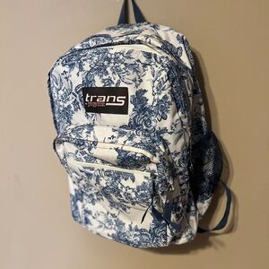 Trans by JanSport Blue Floral Backpack